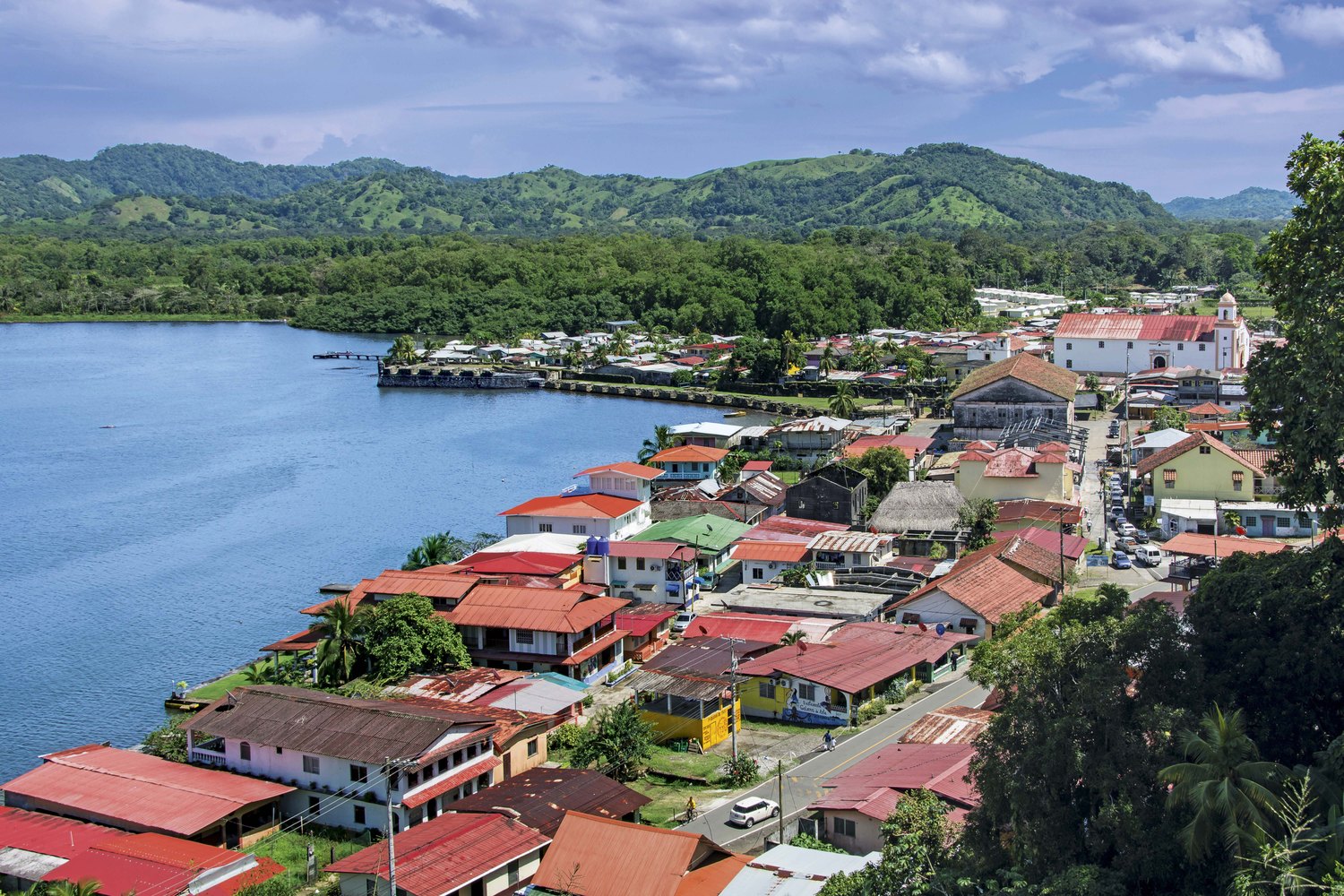 Aerial view of Portobelo, Colón Province_0025