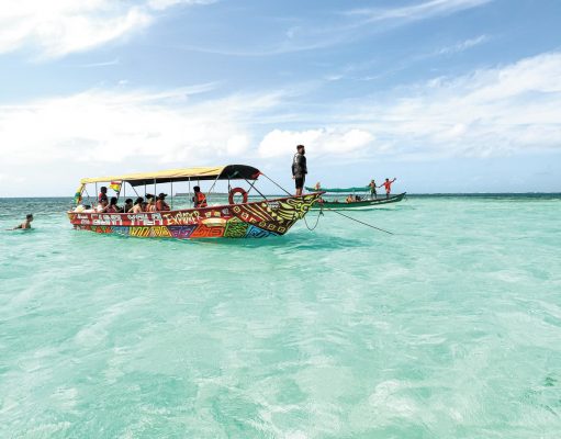 Un Paraíso Marino Rodeado de Arrecifes y Aguas Turquesas Cristalinas en el Caribe